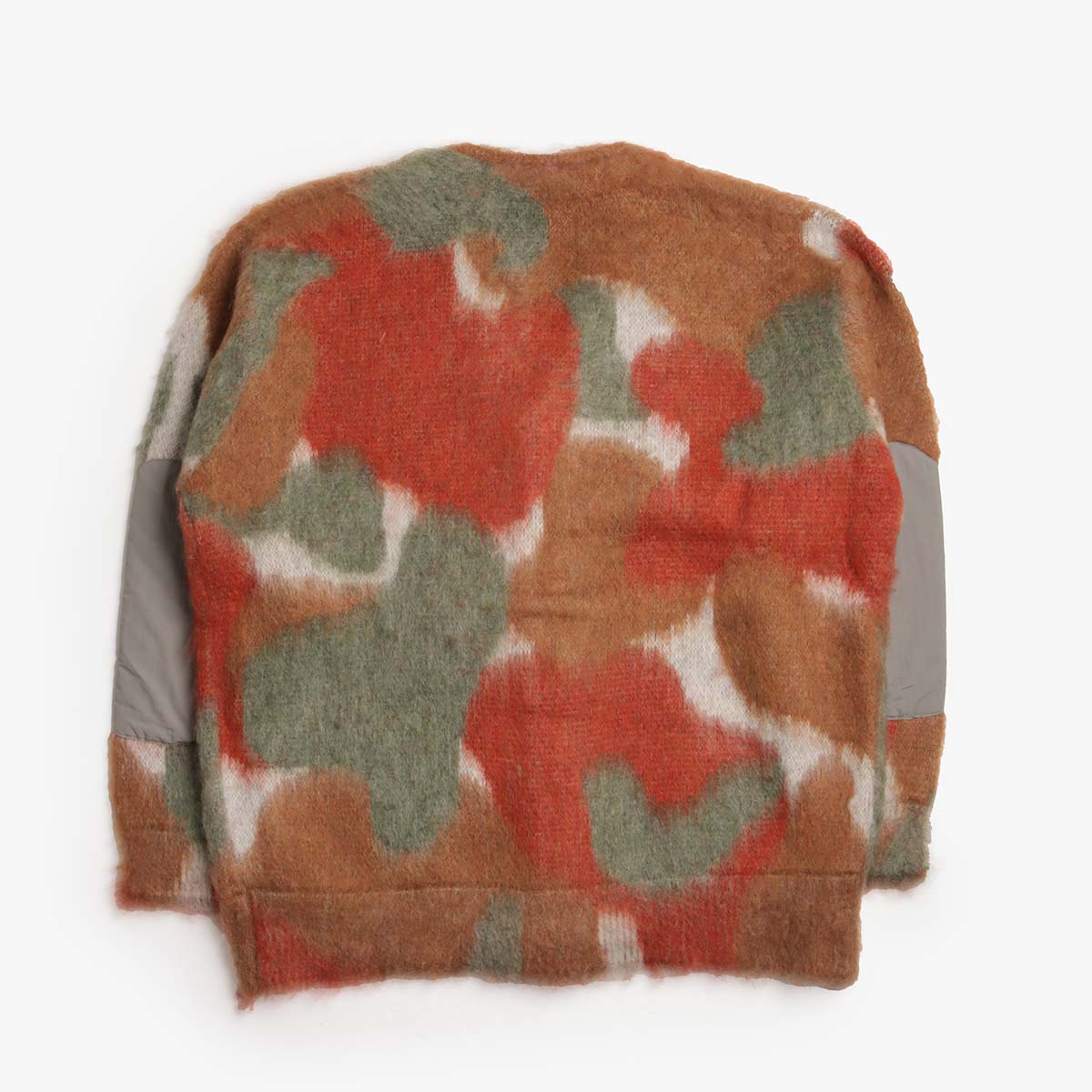 And Wander Shaggy Knit Mix Colour Cardigan - Image 6
