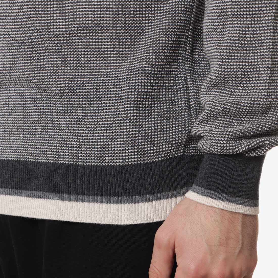 Beams Plus Collar Line Knit Polo Shirt - Image 3