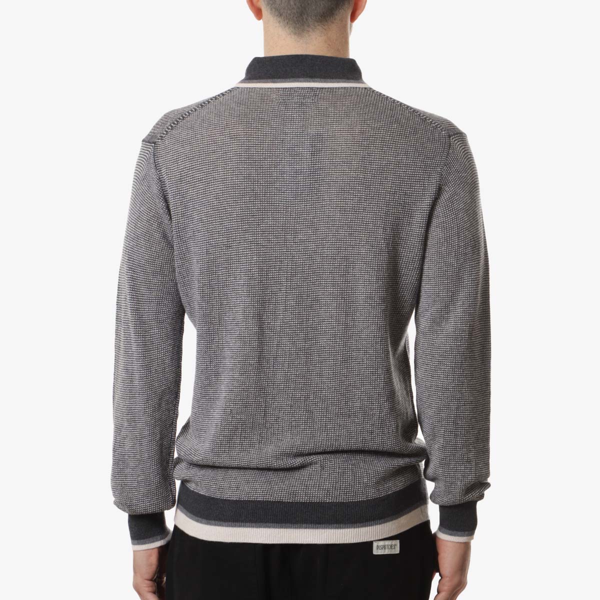 Beams Plus Collar Line Knit Polo Shirt - Image 4
