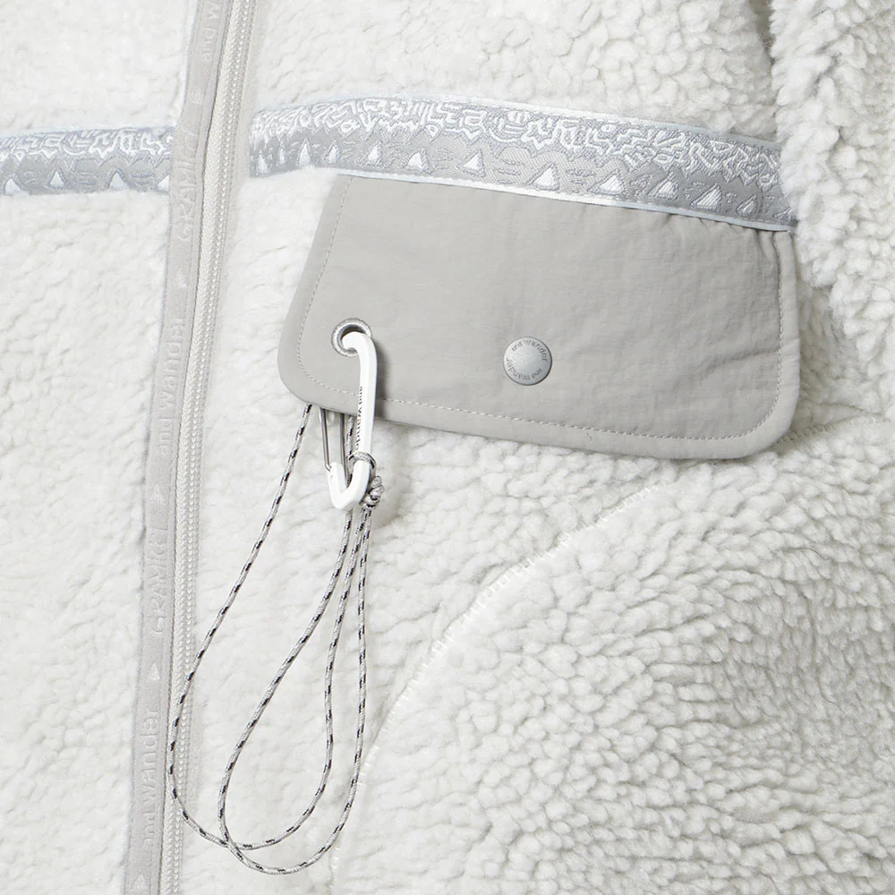 Gramicci x And Wander JQ Tape Fleece Jacket - Image 3